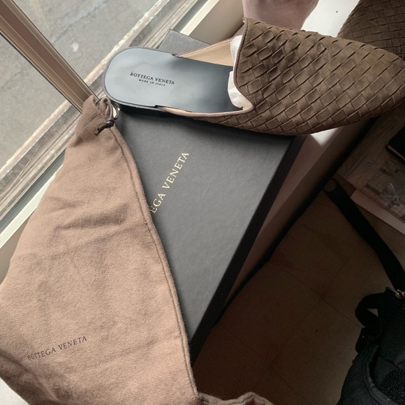 Bottega Veneta Woven Mules In Taupe 39.5 - Picture 8 of 8